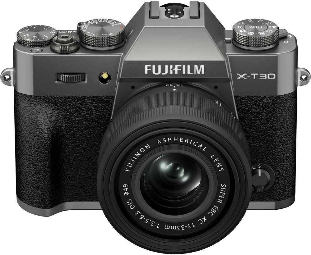 Fujifilm X-T30 III + 13-33mm, charcoal sidabrinis
