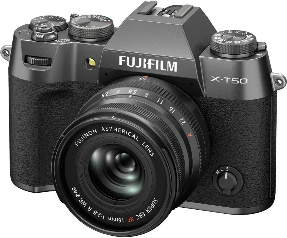 Sisteminis fotoaparatas Fujifilm X-T50 Charcoal Sidabrinis (Tamsiai Sidabrinis)