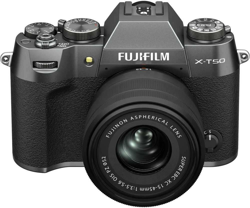 FUJIFILM X-T50 + FUJINON XC 15-45mm F3.5-5.6 OIS PZ (Charcoal Sidabrinis)