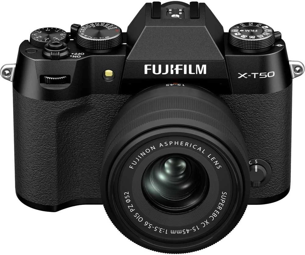 FUJIFILM X-T50 + FUJINON XC 15-45mm F3.5-5.6 OIS PZ (Juodas)