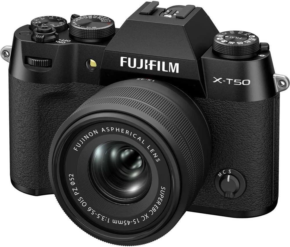 FUJIFILM X-T50 + FUJINON XC 15-45mm F3.5-5.6 OIS PZ (Juodas)