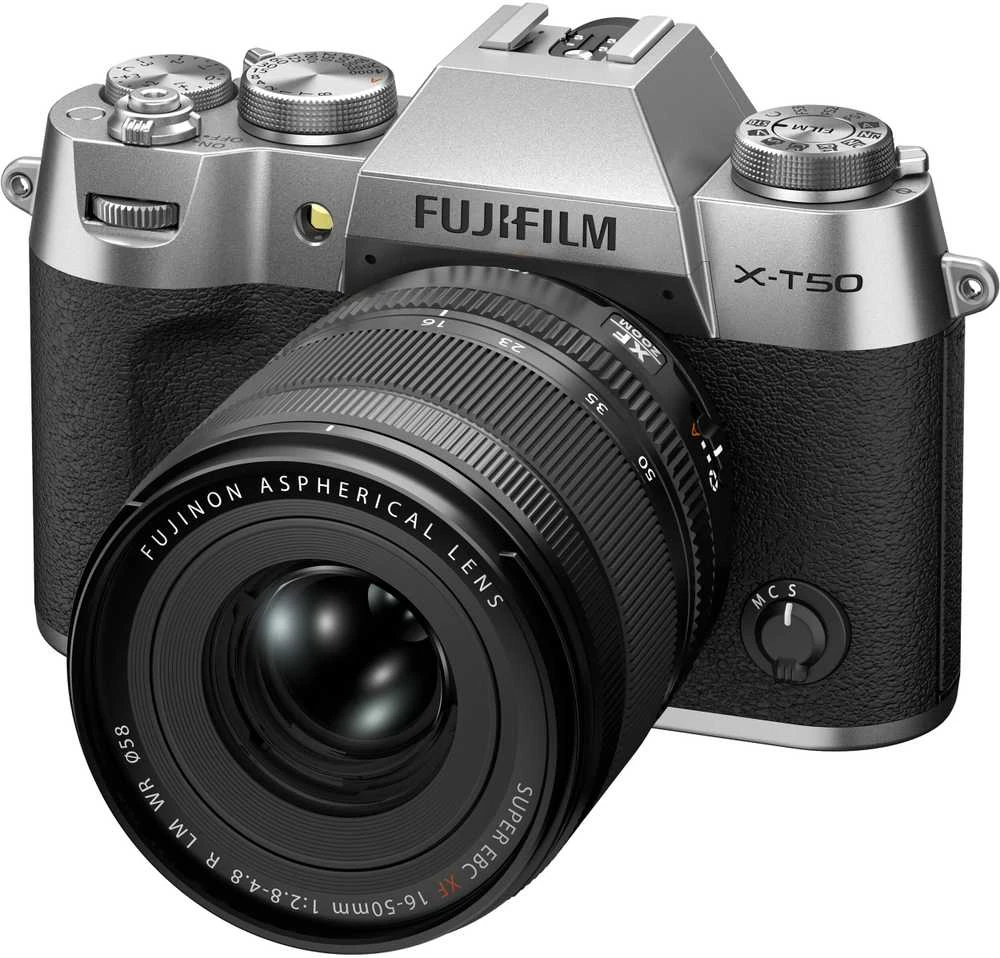 FUJIFILM X-T50 + FUJINON XF 16-50mm F2.8-4.8 R LM WR (Sidabrinis)