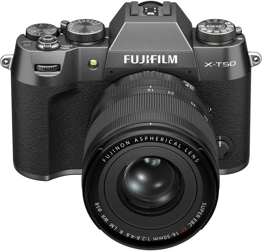 FUJIFILM X-T50 + FUJINON XF 16-50mm F2.8-4.8 R LM WR (Charcoal Sidabrinis)