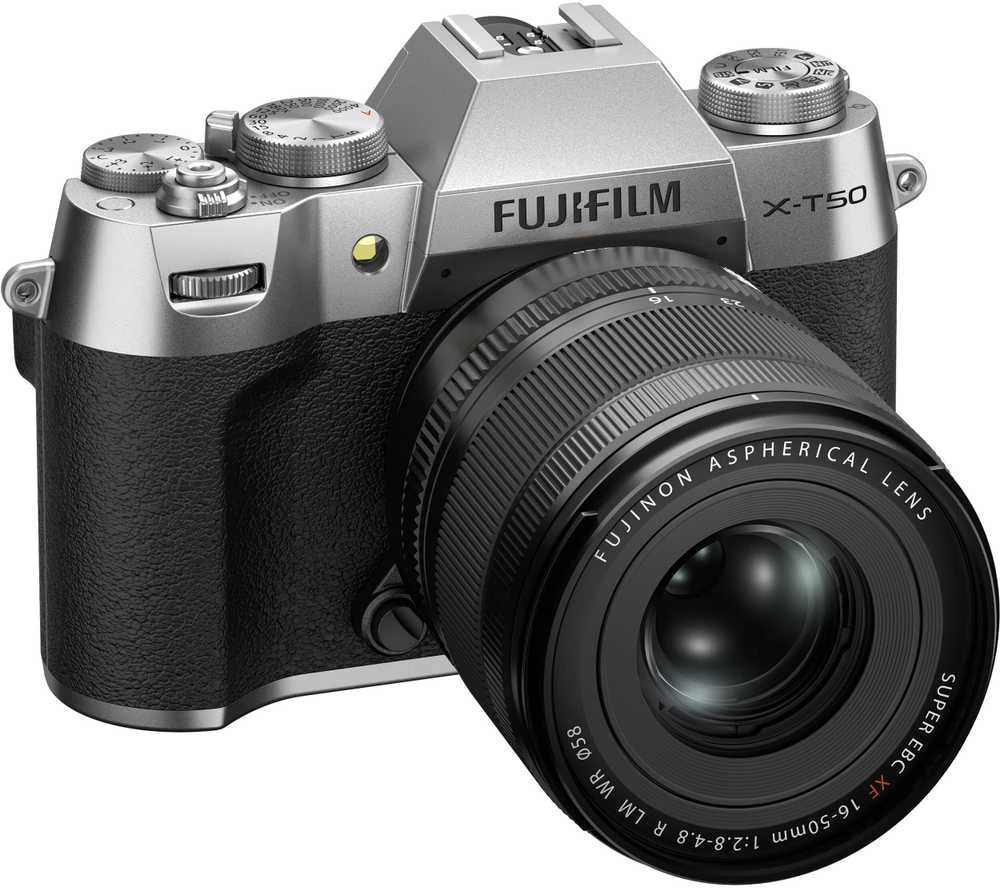 FUJIFILM X-T50 + FUJINON XF 16-50mm F2.8-4.8 R LM WR (Sidabrinis)