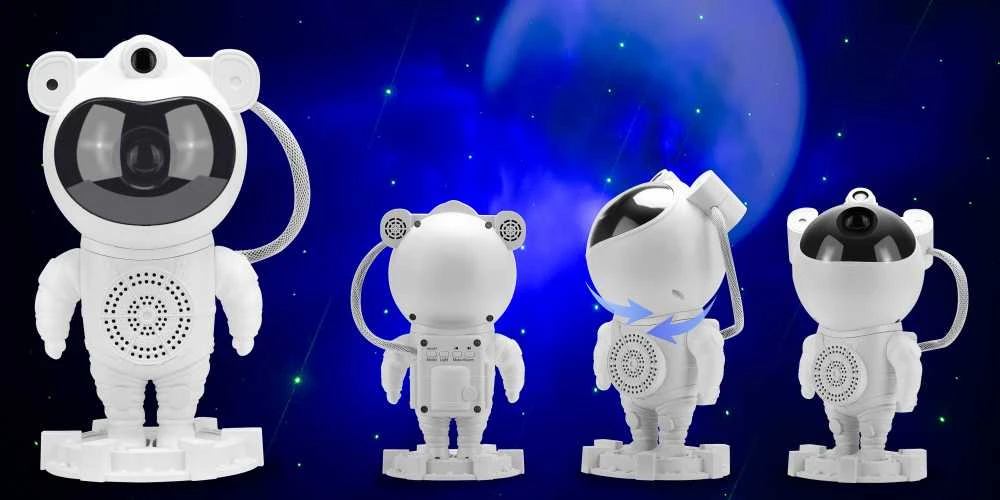 Lubinis šviestuvas Galaktikų Ir Žvaigždžių Projektorius - Redleaf Astro Lamp (Su Bluetooth garsiakalbiu)