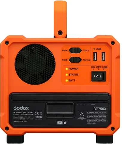 Galia - Godox LP750X 750W Dviejų AC Išėjimų USB Prievadai 12.8V/15000mAh