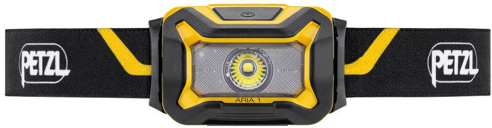 Galvos žibintas - Petzl Aria 1R, 450 Liumenų, 100m Spindulio Atstumas, IP67, Įkraunamas Juodas