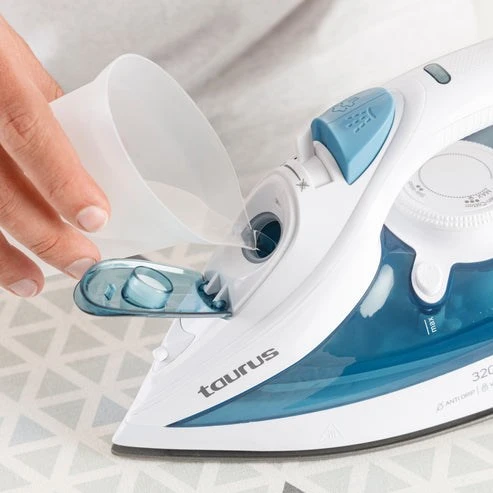Taurus BALI 3200 X-SLIDE Dry & Garų lygintuvas Ceramic soleplate 3200 W Mėlyna, Baltas