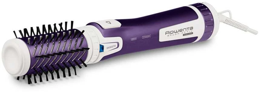 Besisukantis plaukų šepetys Rowenta Active Voume&Shine + lokówka CF 9530 Active ( 1000 W , Violetinė )