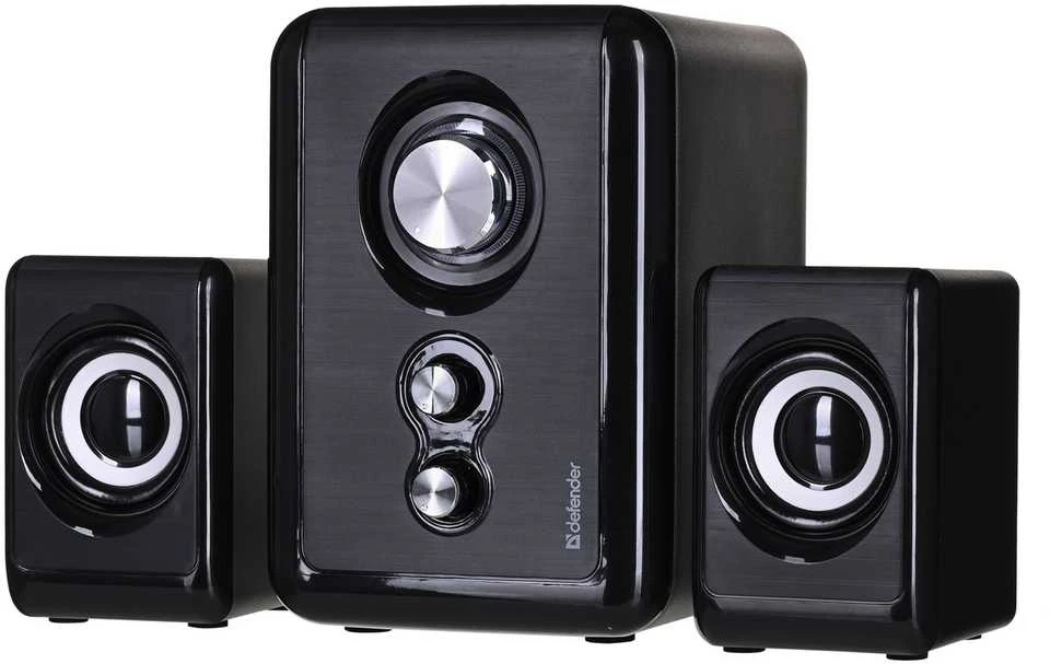 Kompiuterio kolonėlės Garsiakalbiai - Defender V11 2.1 11W USB, Juodi