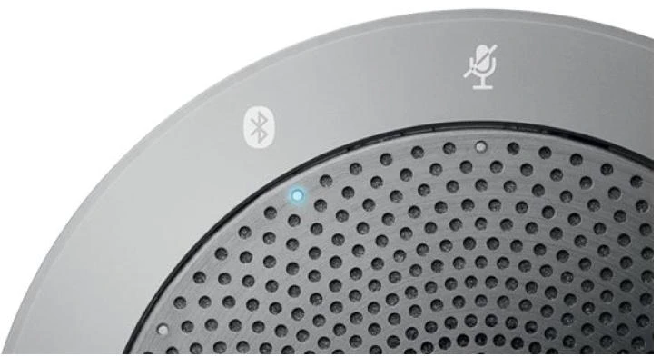 JABRA SPEAK 510 garsiakalbis, skirtas UC ir amp; BT USB konferencijos sprendimas 360 laipsnių mikrofono prijungimo ir atkūrimo nutildymo ir garsumo mygtukas