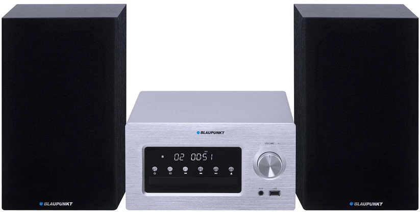 Muzikinis centras Garsiakalbis - Blaupunkt MS70BT 140W Laidinis ir Belaidis Juodas/Pilkas