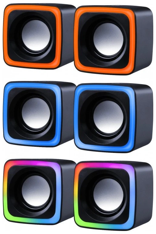 DEFENDER SOLAR 7 2.0 6W LED USB SPEAKERS 65117