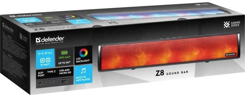 Kompiuterio kolonėlės DEFENDER SOUNDBAR Z8 10W LED BLUETOOTH