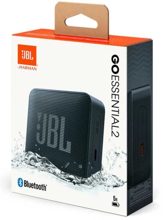 Nešiojama belaidė kolonėlė JBL GO Essential 2, Juoda