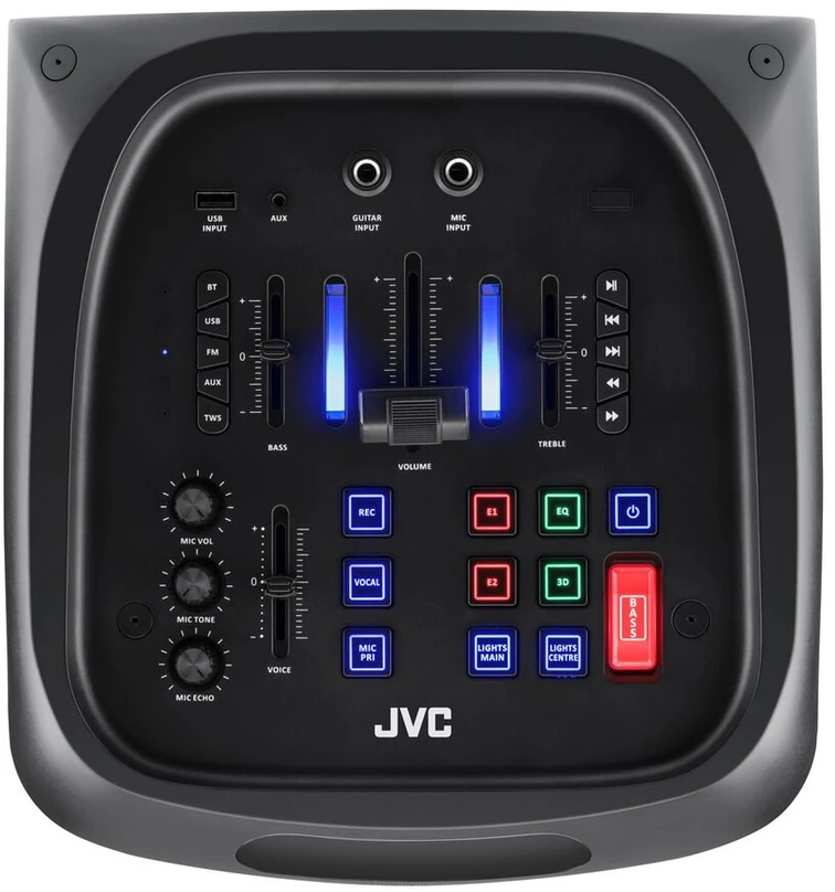 JVC XS-EP624B - party speaker, juodas