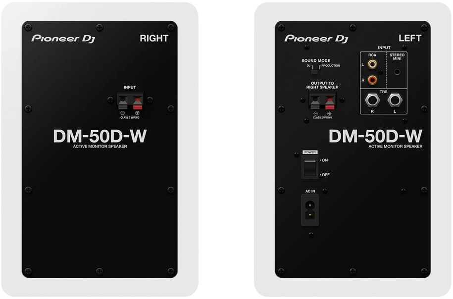 Garsiakalbis - Pioneer DM-50D 50 W Baltas