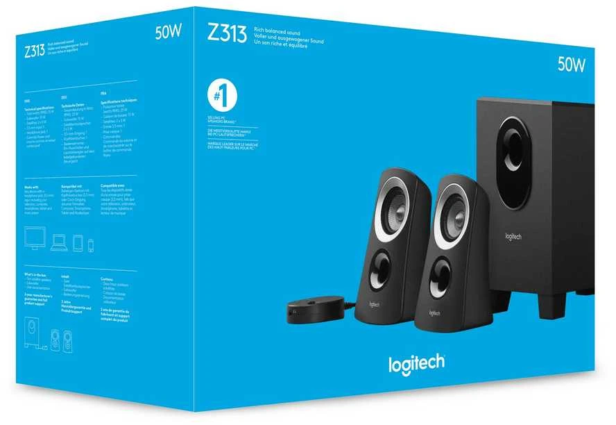 Kompiuterio kolonėlės LOGITECH Z313 2.1 garso kolonėlės