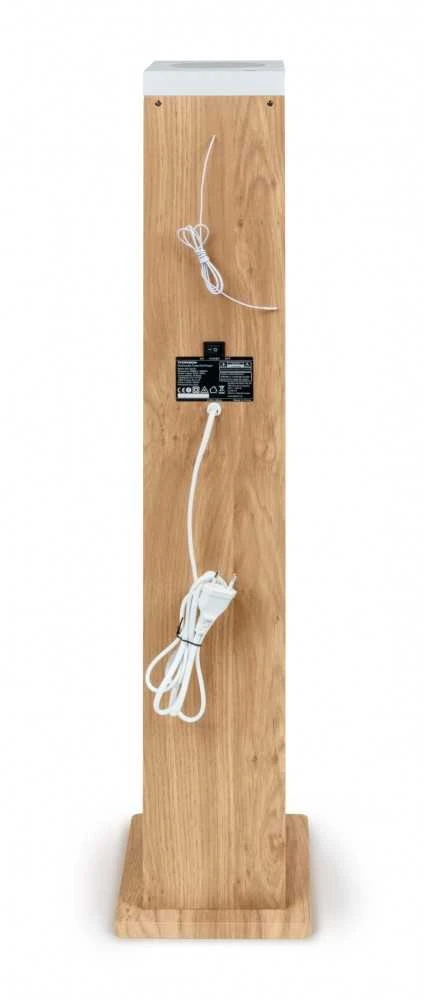 Kompiuterio kolonėlės Garsiakalbių Sistema - Thomson Sound Tower 60W CD USB SD Radijas Aux Nuotolinio Valdymo Pultas, Medinis, Baltas.