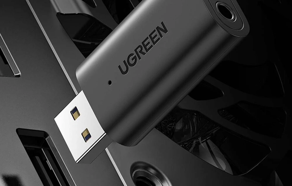 Ugreen Belaidis Bluetooth 5.1 garso siųstuvas - imtuvas su AUX 3.5mm lizdu