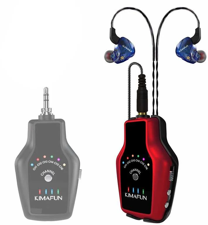 Garso Imtuvas - Kimafun KM-G150-3 800mAh Baterija, 6 Kanalai, 20m Nuotolis