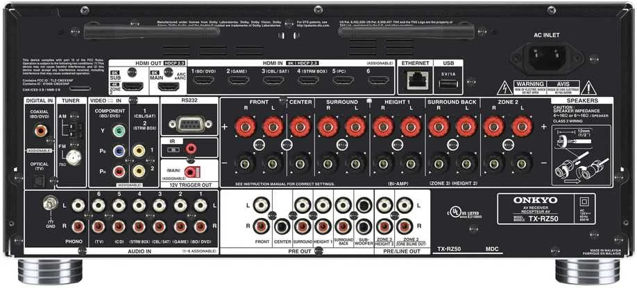 Muzikinis centras Onkyo TX-RZ50