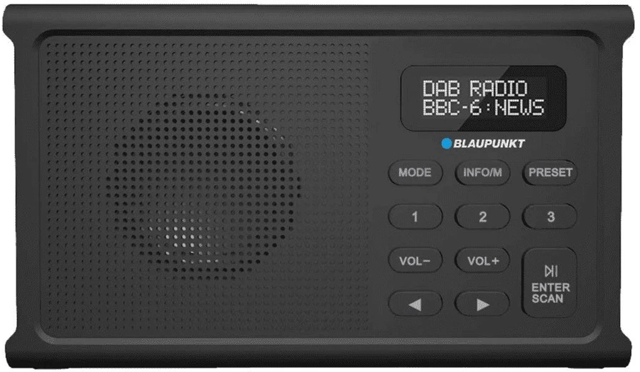 Blaupunkt DR3BK Portable radio juodas