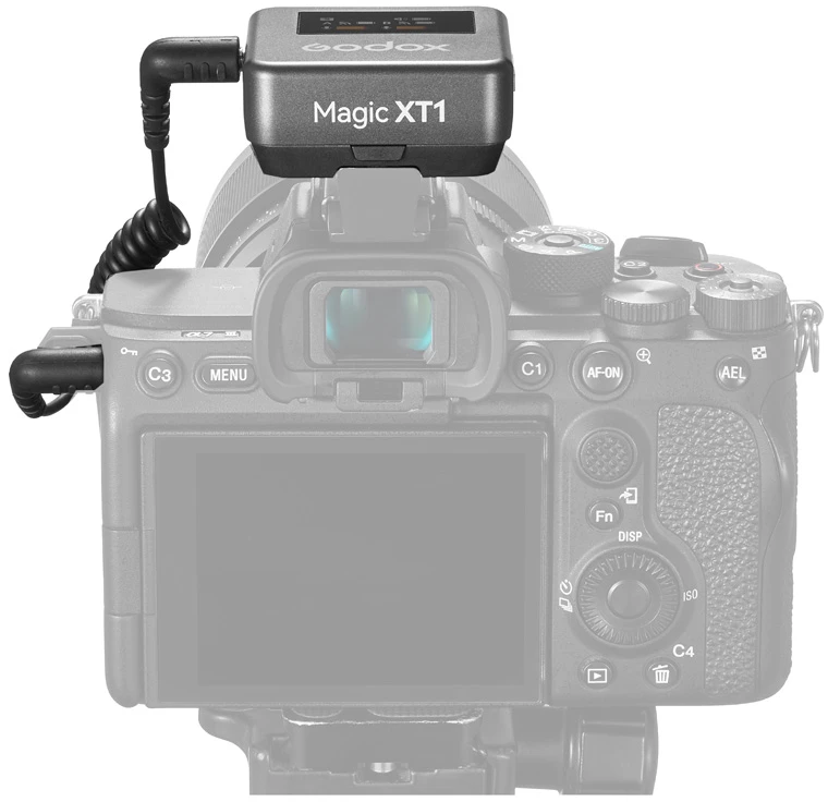 Garso įranga - Godox Magic XT1 belaidė mikrofono sistema 2 siųstuvai 200m