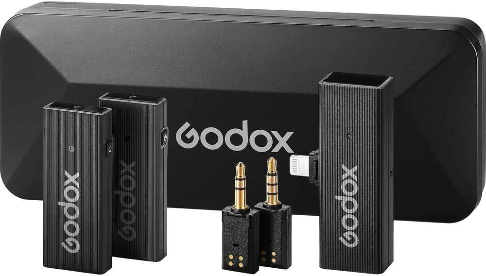 Garso įranga - Godox MoveLink Mini LT Kit 2 Wireless System, Dual-Channel, Juodas