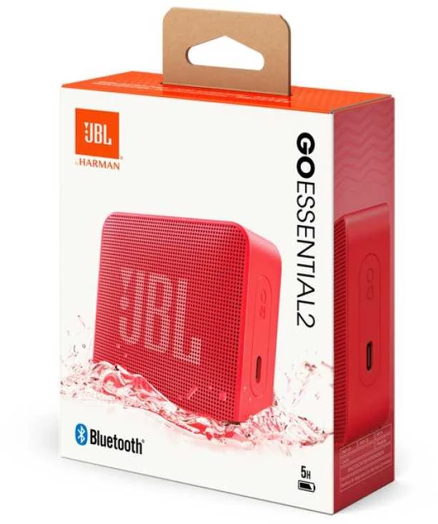 Nešiojama belaidė kolonėlė JBL GO Essential 2, Raudona