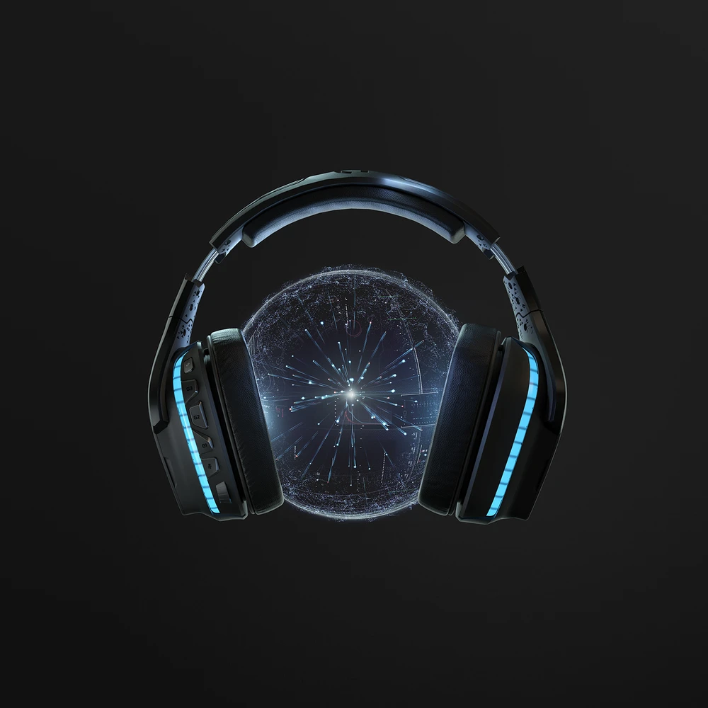 LOGITECH G935 Belaidės 7.1 Surround Sound LIGHTSYNC Ausinės Žaidimams - 2.4GHZ - EMEA