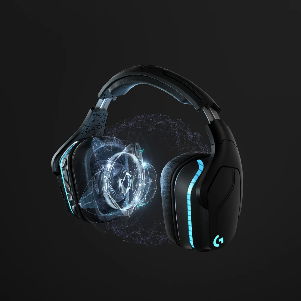 LOGITECH G935 Belaidės 7.1 Surround Sound LIGHTSYNC Ausinės Žaidimams - 2.4GHZ - EMEA