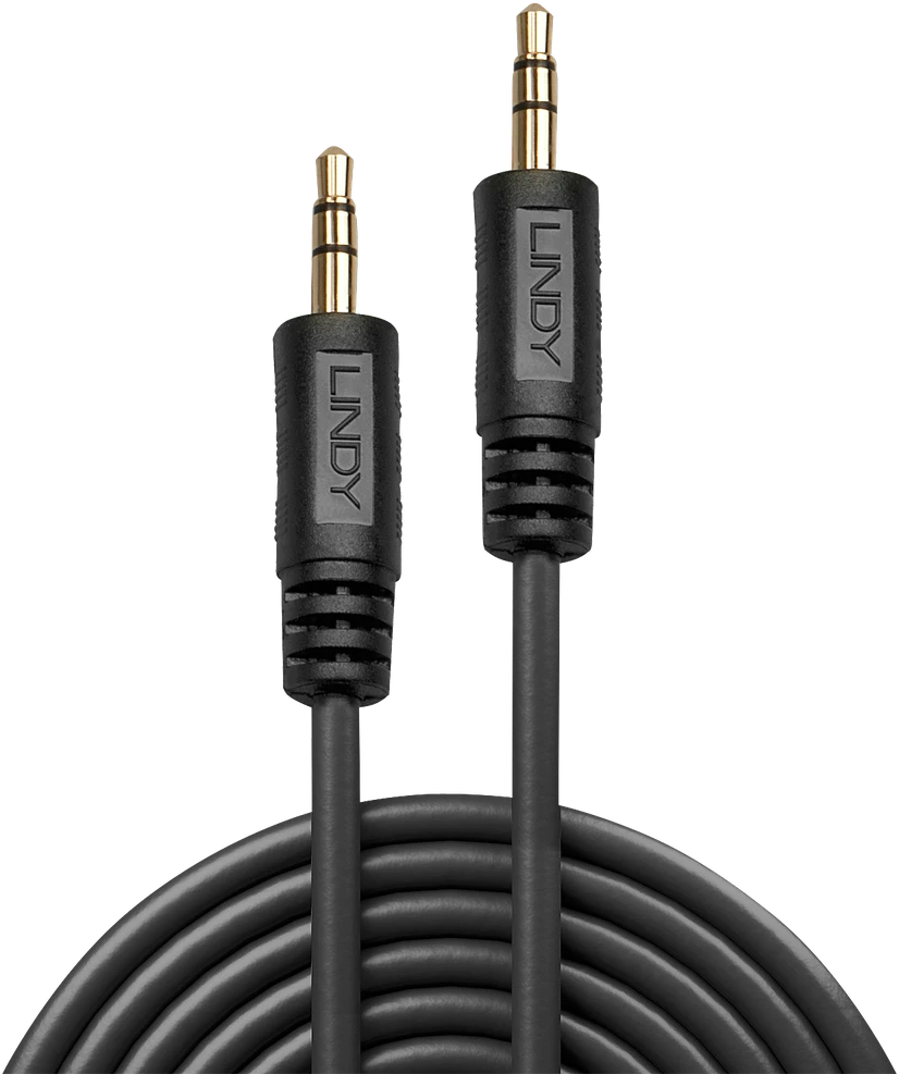 LINDY 3.5 mm stereo laidas su aukso kontaktais