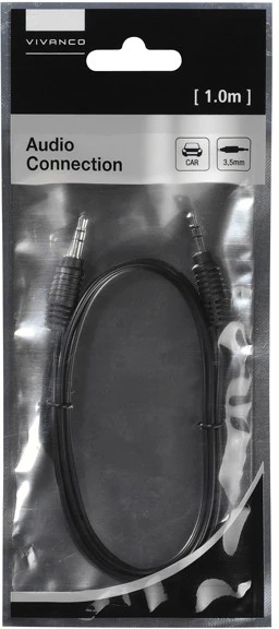 Garso Laidas - Vivanco 35810 3,5 mm 1 m Juodas