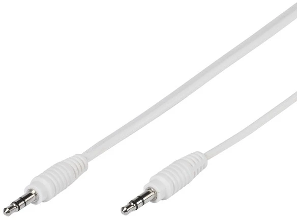 Garso Laidas - Vivanco 35811, 3,5 mm–3,5 mm, 1 m, Balta