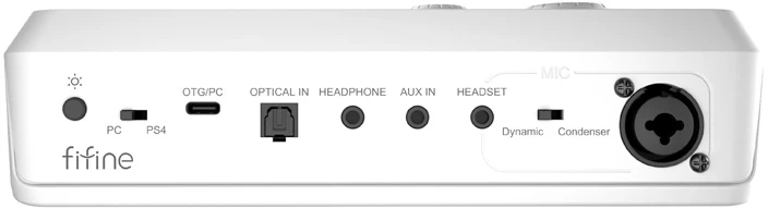 FIFINE AmpliGame SC8W Audio mikšerinis pultas | USB