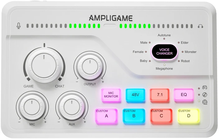 FIFINE AmpliGame SC8W Audio mikšerinis pultas | USB