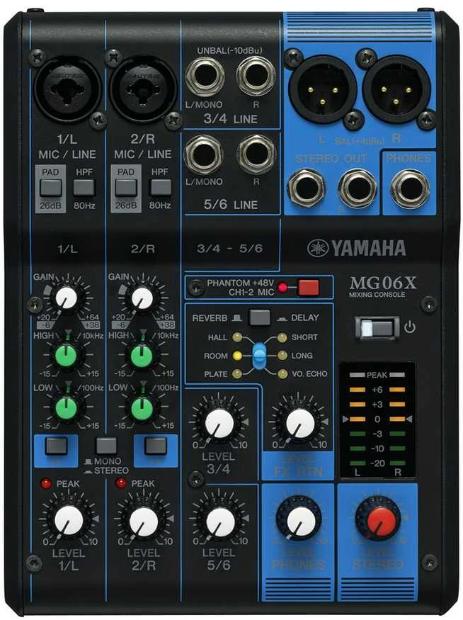 Garso pultas Yamaha MG06X