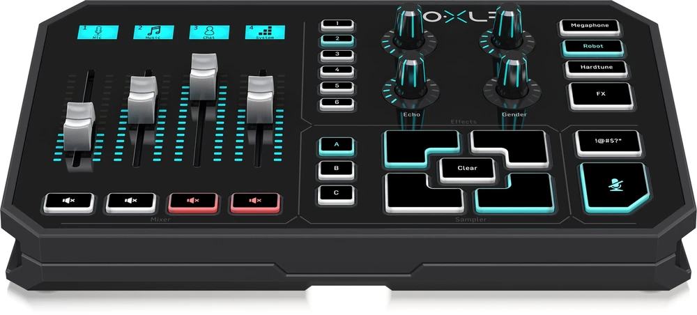 TC Helicon GO XLR – maišytuvas ir sempleris transliacijoms
