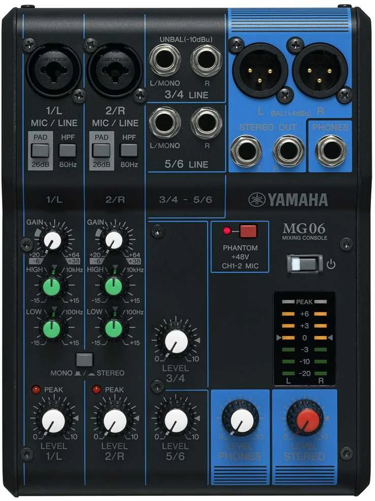 Garso pultas Yamaha MG06