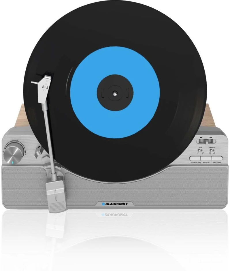 Garso Plokštelė - Blaupunkt VT100SL Automatinis Diržo Variklis Bluetooth 33/45 RPM Pilka