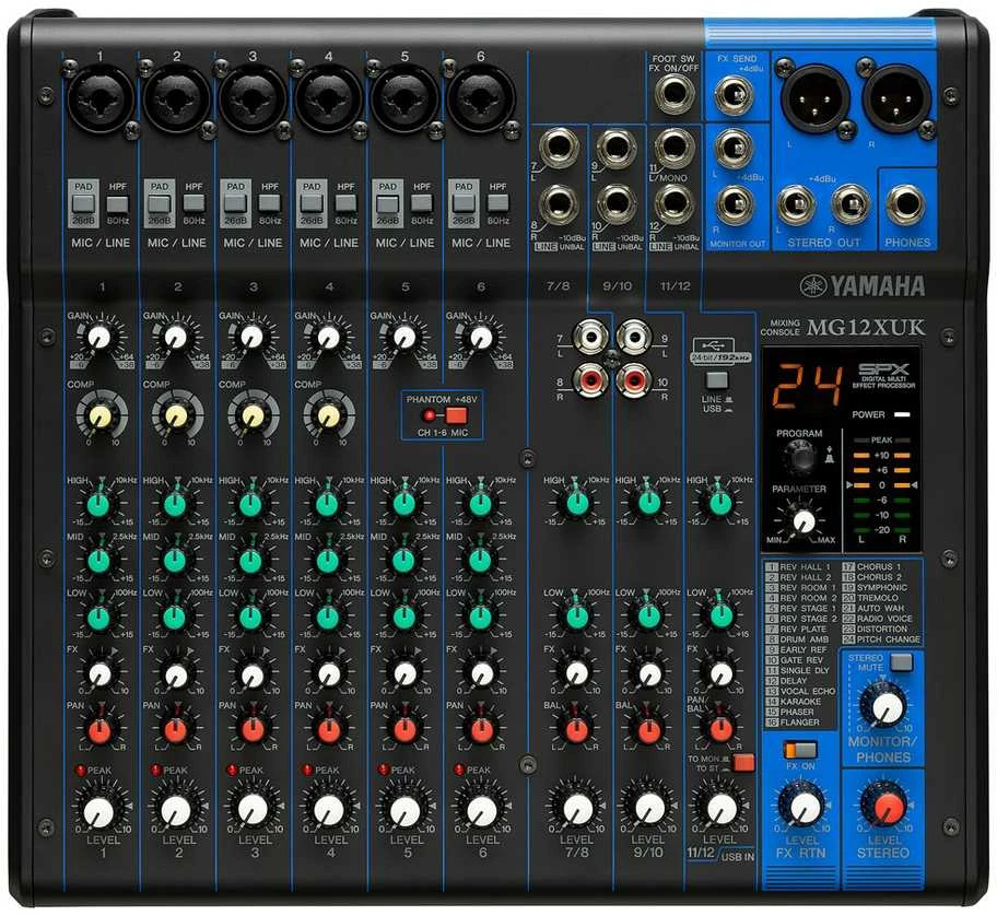 Garso pultas Yamaha MG12XUK
