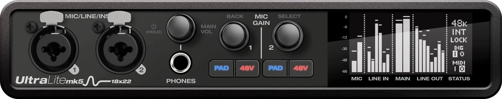 MOTU UltraLite-mk5 - audio interface