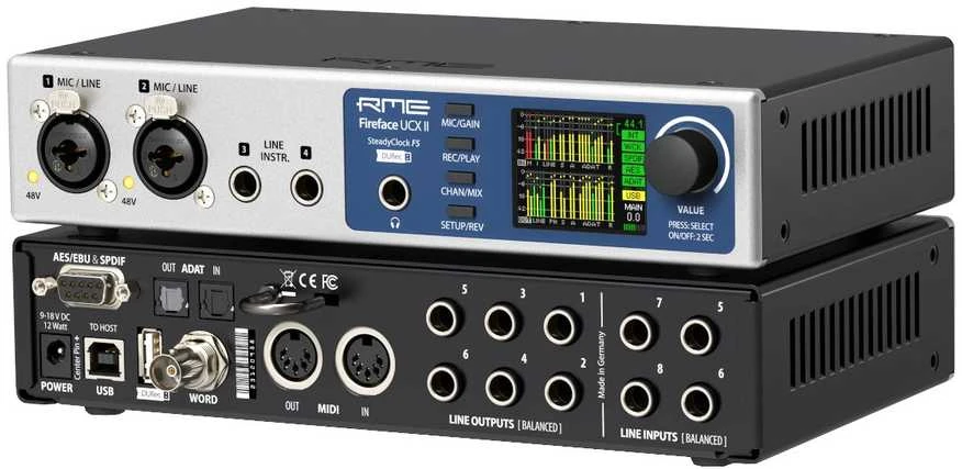 Garso sąsaja - RME Fireface UCX II 20 In/20 Out
