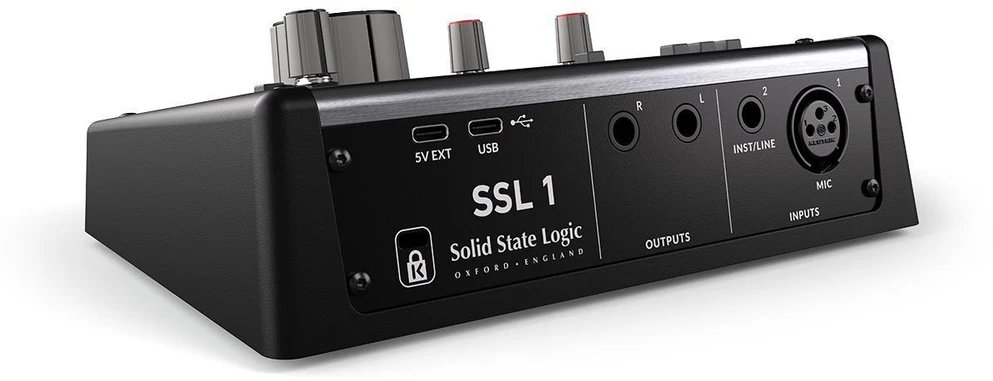 Solid State Logic SSL 1 - USB-C audio interface with 2 inputs and 2 outputs