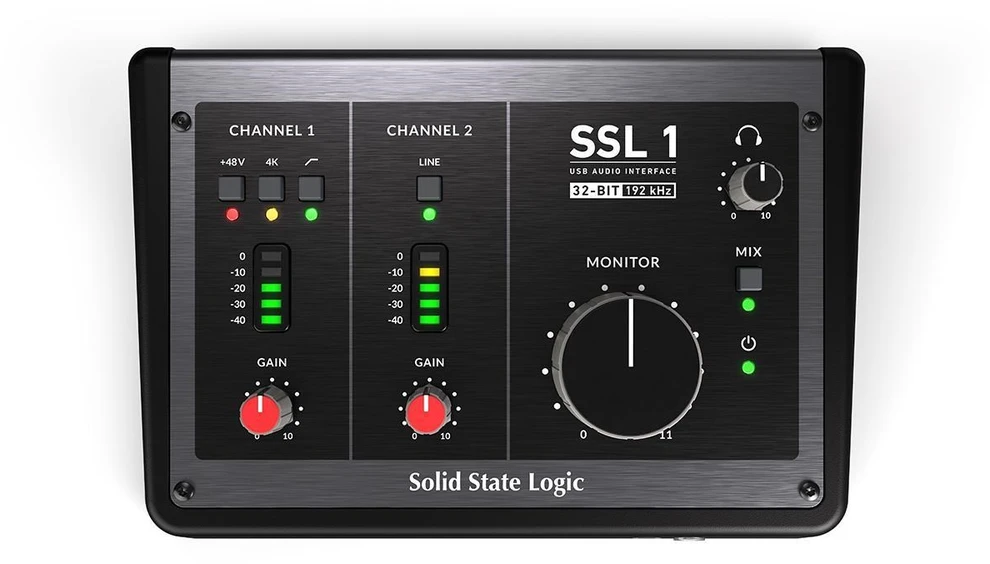 Solid State Logic SSL 1 - USB-C audio interface with 2 inputs and 2 outputs