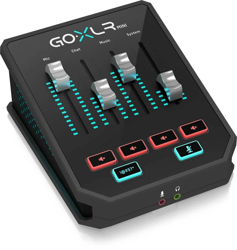 Garso Mikseris - TC Helicon Go XLR Mini USB Maitinamas XLR Įėjimas 24-bit Apdorojimas Juodas