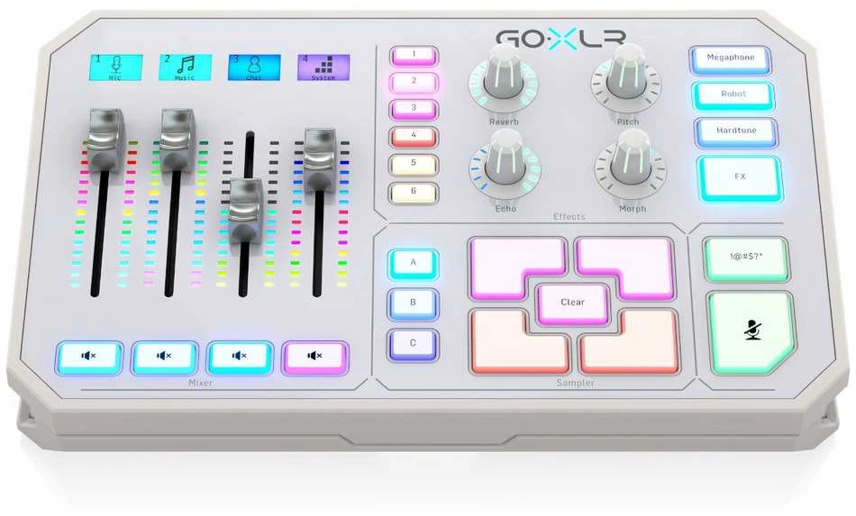 Garso Sąsaja - TC Helicon GO XLR-WH USB Interface Balta