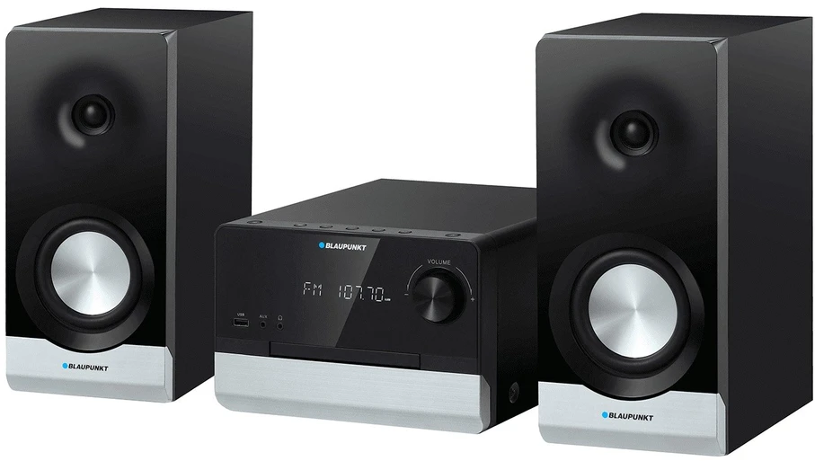 Garso sistema - Blaupunkt MS40.2BT Micro Hi-Fi sistema 100W Bluetooth juoda