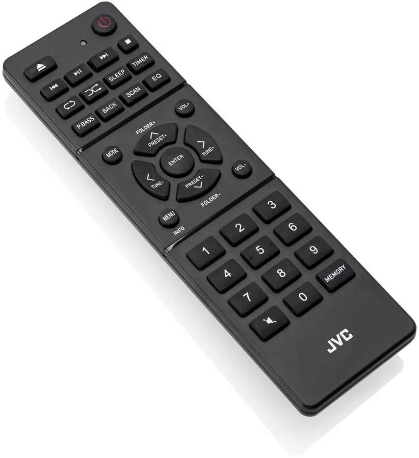 JVC RD-E874B Tower Bluetooth 20 W Juodas, Sidabrinis
